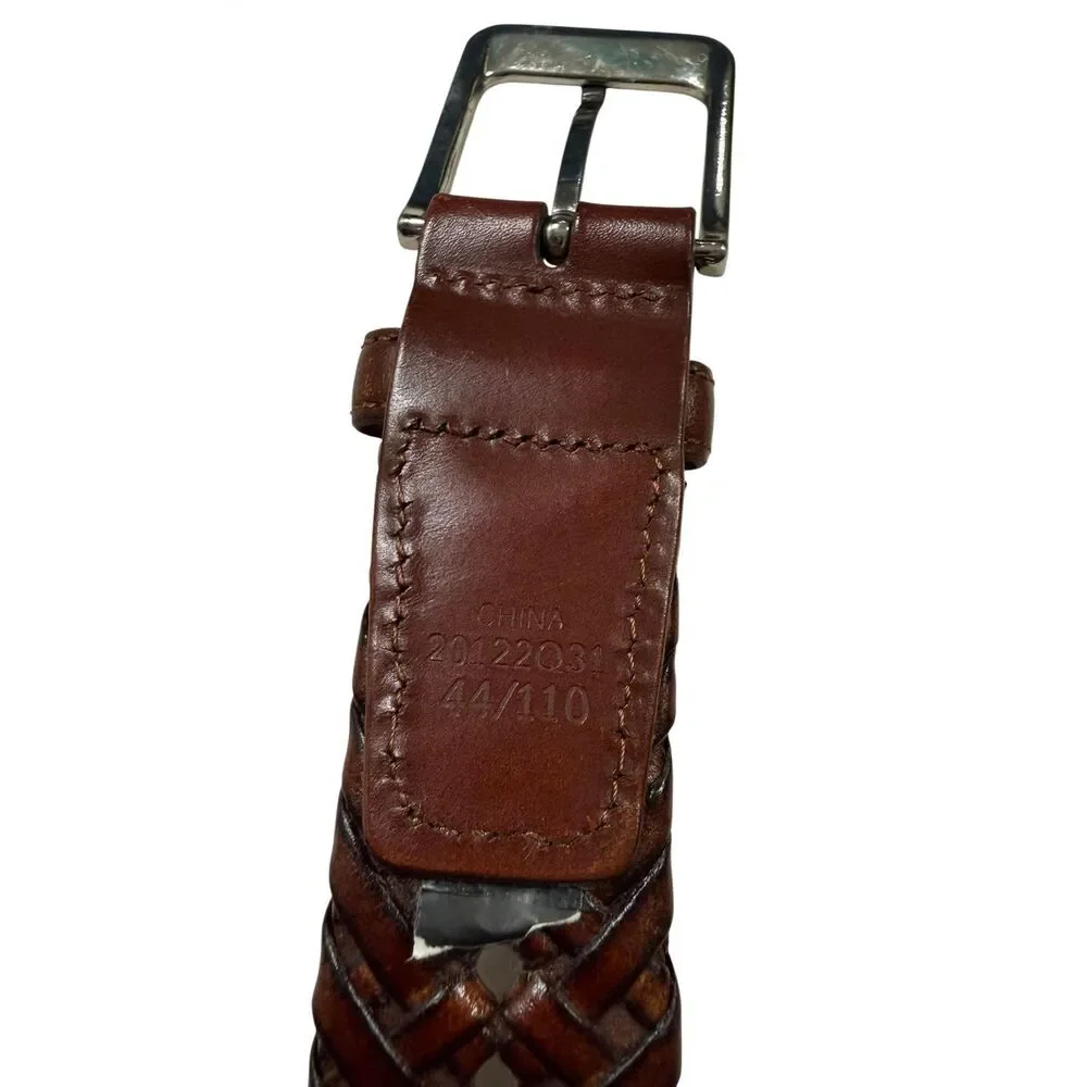 Braided Leather Belt Men’s Sz. 44